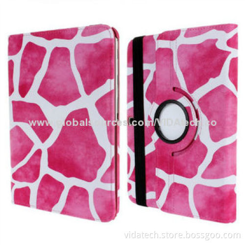 Leather Case for Samsung Galaxy Tab3 P5200, 360-degrees Rotation, w/ Holder, 10.1 Inches,Manufacture